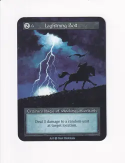 Sorcery Contested Realm BETA LIGHTNING BOLT (#5) - Image 1