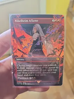 Nibelheim Aflame (Borderless) Final Fantasy Regular - Image 1