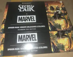 MTG Secret Lair x Marvel's Spider Man: Venom Unleashed COLORS [NON-FOIL] (SEALED - Image 1