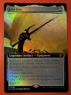 MTG LOST JITTE- FOIL EXTENDED ART - BIG - MYTHIC , NM - FOIL #0088, UNPLAYED - Image 1