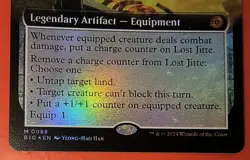 MTG LOST JITTE- FOIL EXTENDED ART - BIG - MYTHIC , NM - FOIL #0088, UNPLAYED - Image 2