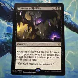 Torment Of Hailfire Hour Of Devastation The List MTG Magic - Image 1