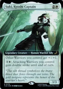 MTG Suki, Kyoshi Captain (Ext) (175) | NM Foil | Avatar: Eternal-Legal (TLE) - Image 2