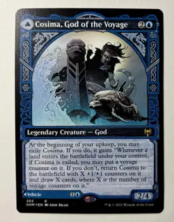 Cosima, God of the Voyage The Omenkeel (Showcase) Kaldheim NM MTG Non-Foil - Image 1