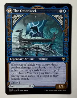 Cosima, God of the Voyage The Omenkeel (Showcase) Kaldheim NM MTG Non-Foil - Image 2