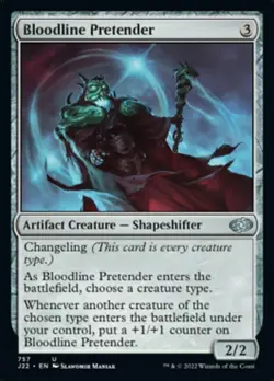 1 x Bloodline Pretender - Jumpstart 2022 - NM-Mint - MTG - Image 1