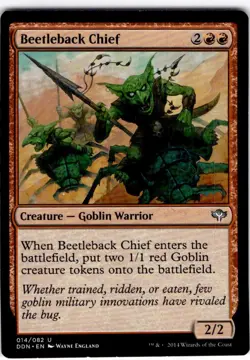 MTG Beetleback Chief Duel Decks: Speed vs. Cunning Uncommon #14 - Image 1