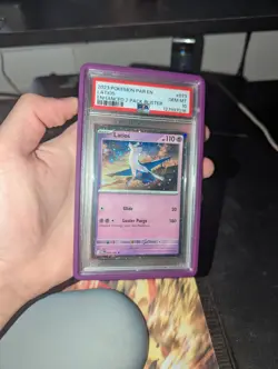 Latios 073 PSA 10 Cosmos Holo Pokemon Paradox Rift 2 Pack Blister Double Swirl - Image 1