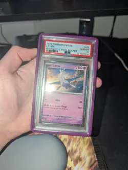 Latios 073 PSA 10 Cosmos Holo Pokemon Paradox Rift 2 Pack Blister Double Swirl - Image 4