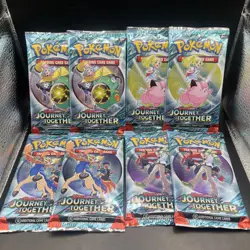 Pokemon TCG: JOURNEY TOGETHER Booster Packs Lot (8) - New & Sealed - Image 1