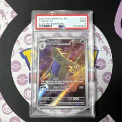 2023 POKEMON PAL EN-PALDEA EVOLVED ILLUSTRATION RARE #222 TYRANITAR PSA 9 - Image 1