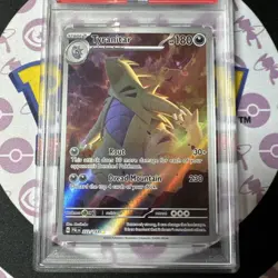 2023 POKEMON PAL EN-PALDEA EVOLVED ILLUSTRATION RARE #222 TYRANITAR PSA 9 - Image 2