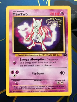Mewtwo - 3 - Black Star Promo - Kids WB Presents The First Movie - Pokemon - Image 1