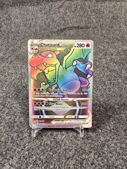 Pokemon TCG Charizard VSTAR Secret Rare 174/172 Brilliant Stars Lightly Played - Image 1
