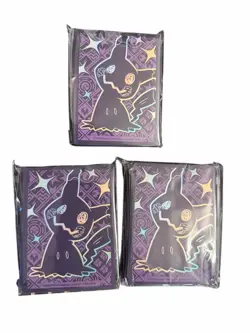 Mimikyu Pokemon TCG Paldean Fates Elite Trainer Box ETB Sleeves New/Sealed 195pc - Image 1