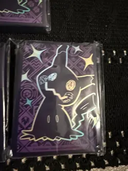 Mimikyu Pokemon TCG Paldean Fates Elite Trainer Box ETB Sleeves New/Sealed 195pc - Image 2