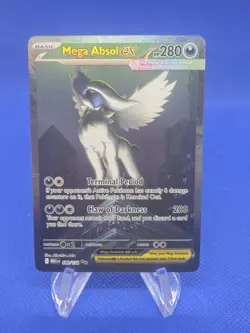 Pokemon Mega Evolution Mega Absol ex 180/132 Special Illustration Rare NM - Image 1