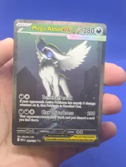 Pokemon Mega Evolution Mega Absol ex 180/132 Special Illustration Rare NM - Image 2
