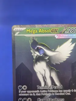 Pokemon Mega Evolution Mega Absol ex 180/132 Special Illustration Rare NM - Image 3