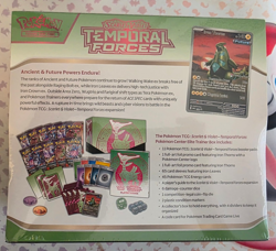 Temporal Forces Pokemon Center ETB Elite Trainer Box [Iron Leaves] - MINOR TEAR - Image 2