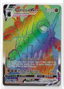 Coalossal VMAX - 189/185 - Pokemon Vivid Voltage Sword Shield Secret Rare NM - Image 1