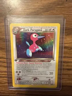 Pokemon Neo Destiny 1st Edition Dark Porygon2 Holo 8/105 NM Near Mint - Image 1