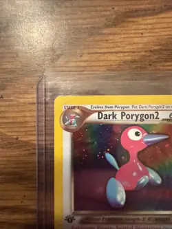 Pokemon Neo Destiny 1st Edition Dark Porygon2 Holo 8/105 NM Near Mint - Image 2