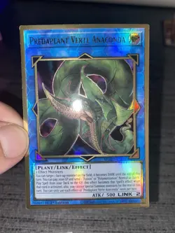 Carte Yu-gi-oh! Anaconda Verte Predaplante MGED-FR036 Gold Rare Francais Occas - Image 3