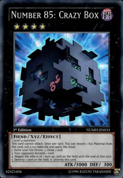 Number 85: Crazy Box - Super Rare 1st Edition NUMH-EN033 - NM - YuGiOh - Image 1