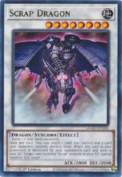 Scrap Dragon - MGED-EN060 - Rare 1st Edition Yugioh - Image 1