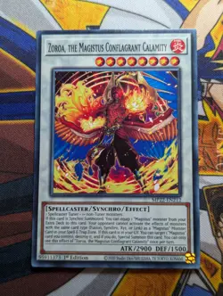 Zoroa, the Magistus Conflagrant Calamity MP22-EN212 1st Edition YuGiOh TCG Card - Image 1