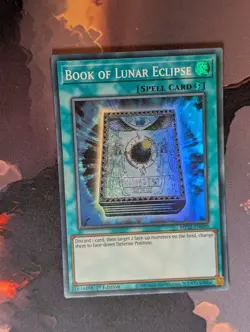 Book of Lunar Eclipse Super Rare 2022 Tin of the Pharaoh's Gods MP22-EN099 LP - Image 1