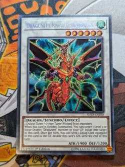 Yugioh Dragunity Knight - Vajrayana SHVA-EN050 Secret Rare - Image 1