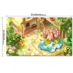 Pokemon Table Playmat Venasaur TCG CCG Play Pad Trading Card Game Mat Mousepad - Image 2