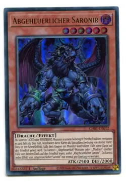 Yu-Gi-Oh! Abgeheuerlicher Saronir Ultra Rare CH01-DE012 - Image 1