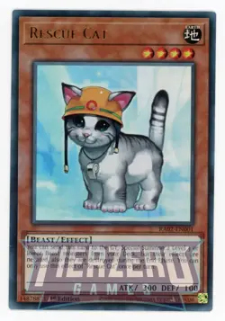 Yugioh RA02-EN001 - Rescue Cat - Ultra Rare - Image 1