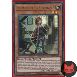 Yugioh Adamancipator Researcher MP21-EN225 Ultra Rare 1st Edition NM - Image 1