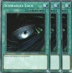 yugioh 3x Schwarzes Loch YSYR-DE025 COMMON DEUTSCH - Image 1