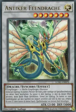 yugioh 1x Antiker Feendrache LCKC-DE070 ULTRA RARE 1AUFLAGE DEUTSCH - Image 1