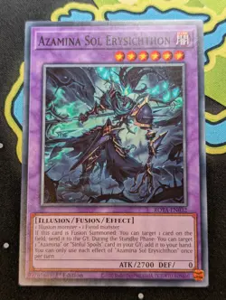 Azamina Sol Erysichthon ROTA-EN032 1st Edition YuGiOh TCG Card - Image 1