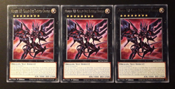 Yu-Gi-Oh! 3x Number 107: Galaxy-Eyes Tachyon Dragon, MZTM-EN091, Rare, 1.Ed., NM - Image 1