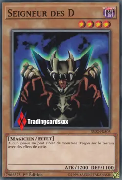 ♦Yu-Gi-Oh!♦ [SD] Seigneur des D (Lord of) : SS02-FRA05 -VF/Commune- - Image 1