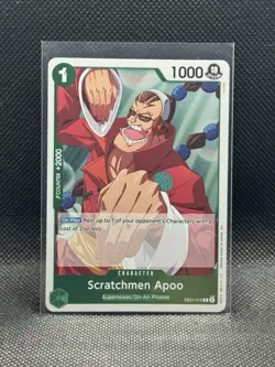 One Piece Scratchmen Apoo (EB01-015/101) EB01 Memorial Collection FOIL TCG - Image 1