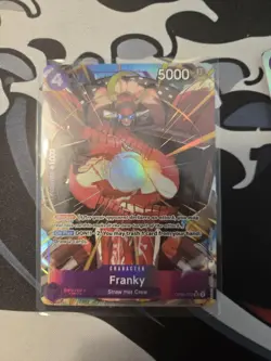 FRANKY OP09-072 ALT ART SUPER RARE One piece english - Image 1