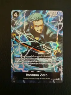 Carte One Piece Roronoa Zoro OP10-095 ALTERNATE Fr Neuf - Image 1