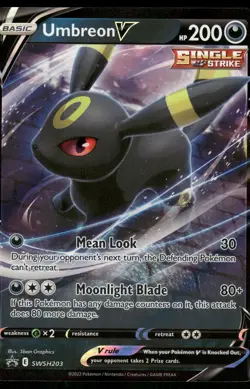Umbreon V #SWSH203 Pokemon SWSH: Sword & Shield Promo Cards - Image 1