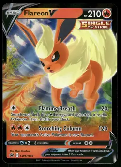 Flareon V #SWSH149 Pokemon SWSH: Sword & Shield Promo Cards - Image 1
