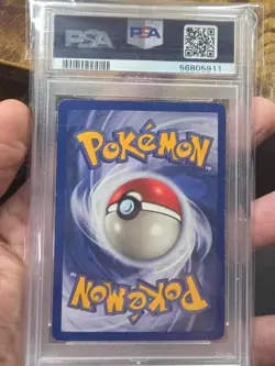 Pokemon Blastoise Red Dot Error Holo Rare Card 2/102 Base Set PSA 5 - Image 3