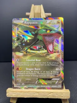 Pokemon TCG Rayquaza EX Ultra Rare Card 75/108 XY: Roaring Skies - Image 1