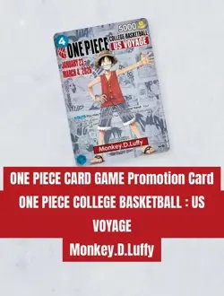One Piece Monkey D. Luffy US College Basketball Promo Card RUTGERS 01/23 PRESALE - Image 2
